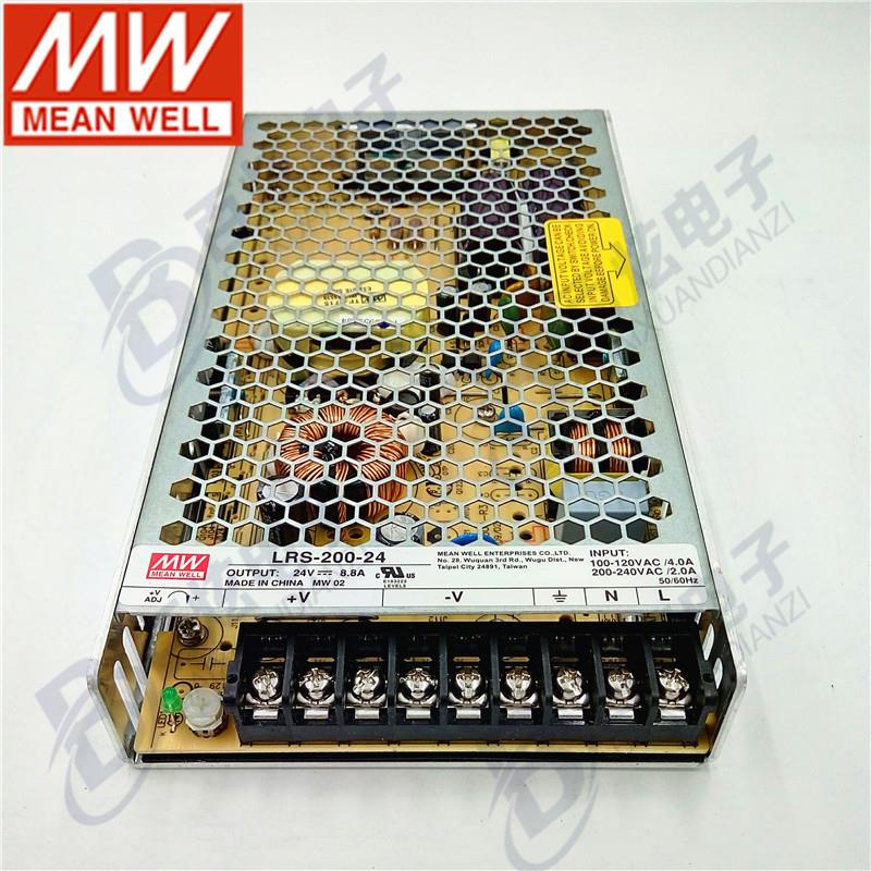 台湾LRS-200-24210W24V8.8A薄型开关电源替换NES/S系列