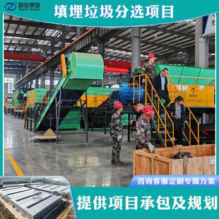 填埋场垃圾分拣流水线 有无机物分选设备 陈腐垃圾处理项目招标