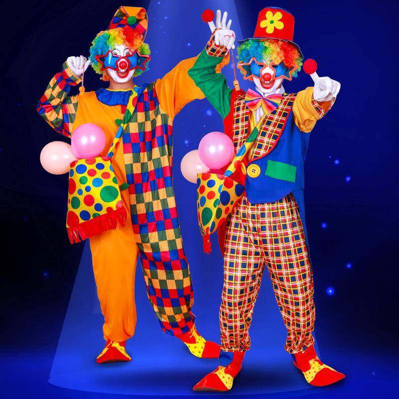 小丑服cos装扮服装 男女成人搞笑表演出服饰道具小丑衣服假发套装,模玩/动漫/周边/娃圈三坑/桌游,聚会装饰套装,淘宝优惠券,粉丝福利购,淘宝优惠卷