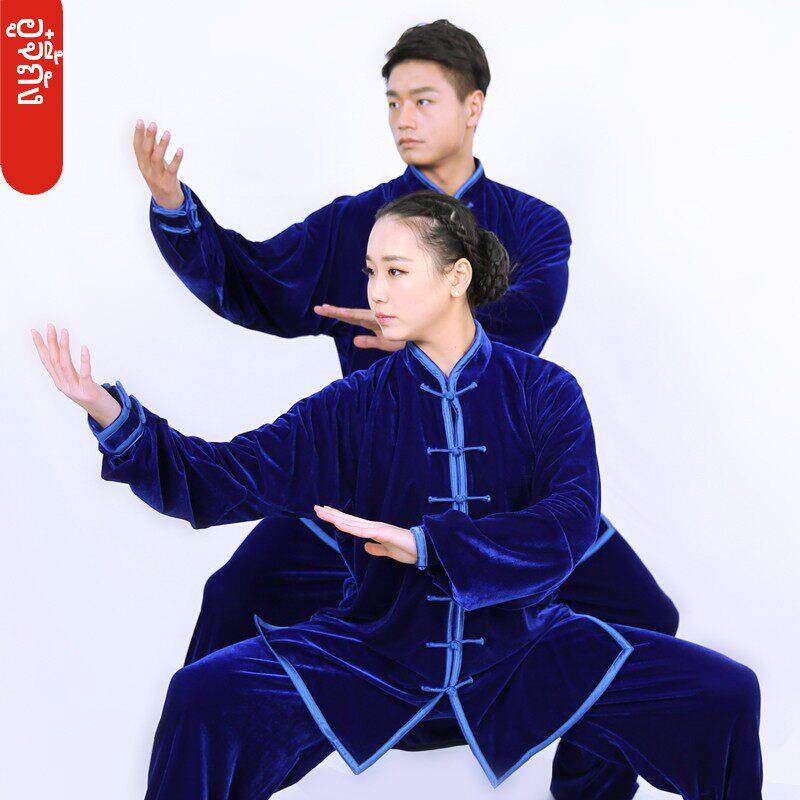 武极堂金丝绒不太服女秋XVA冬极季太春极服练功服加厚倒绒男式
