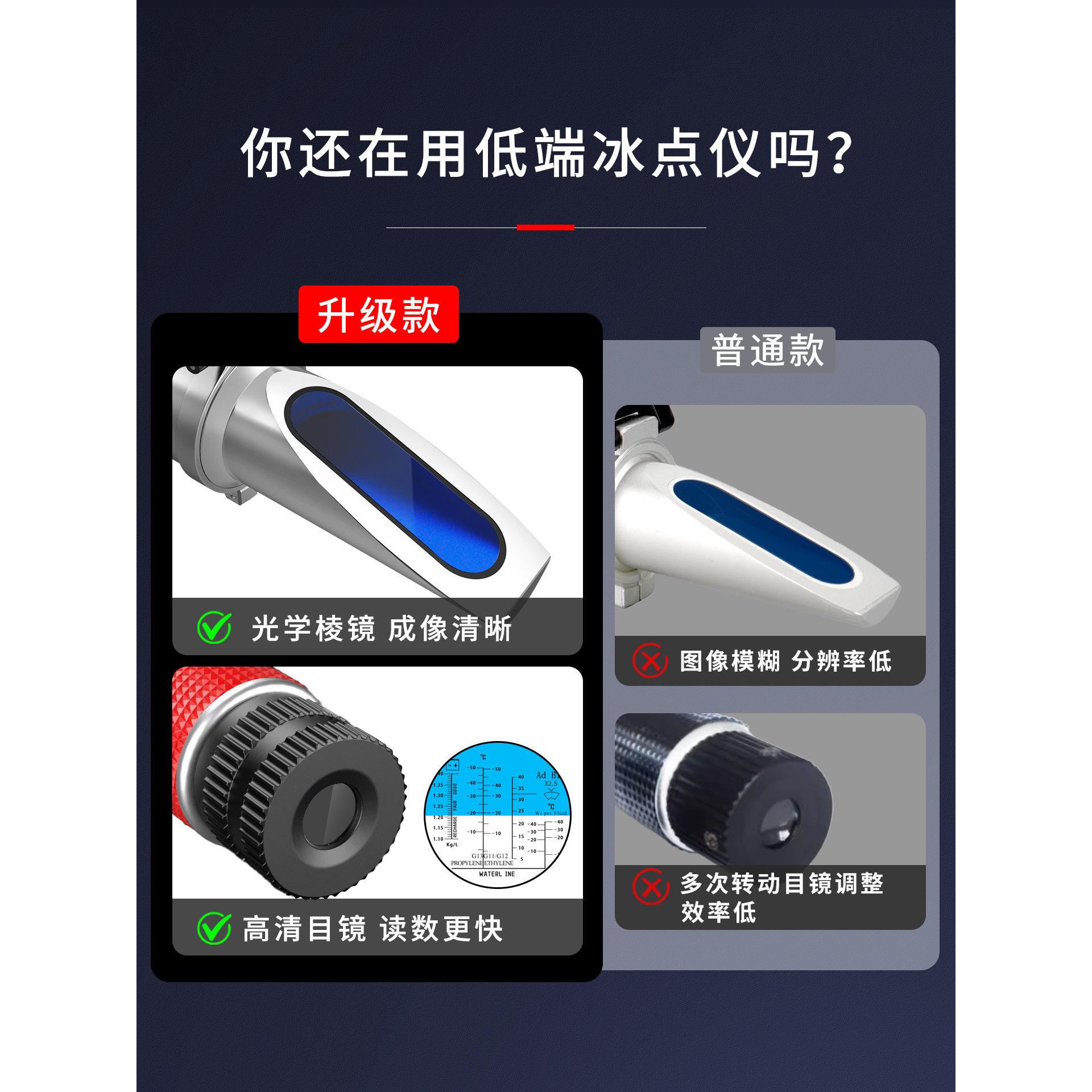 酷腾防冻液冰点检测仪乙二醇电浓度计车用尿素电瓶解液丙比安重计