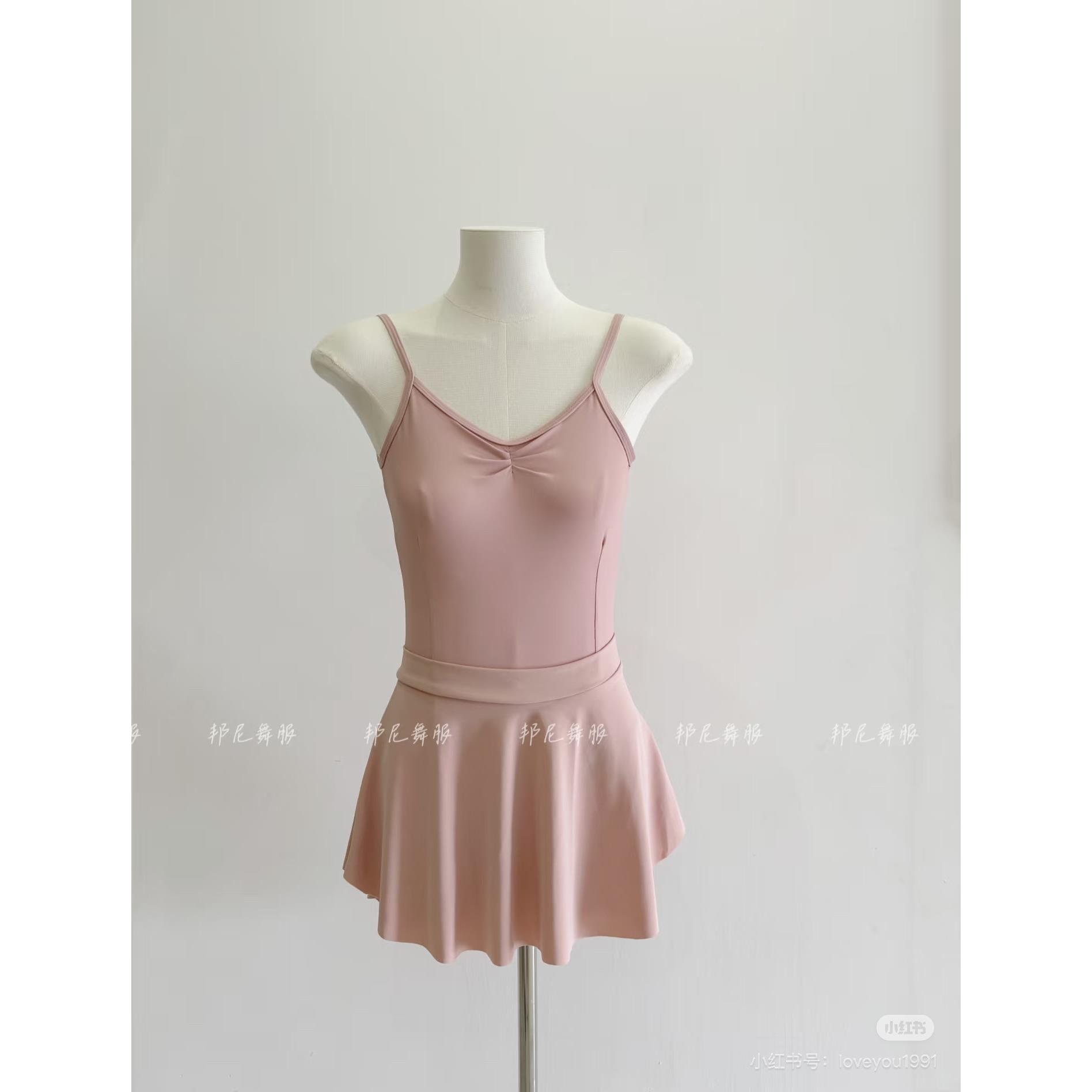 邦尼MTZ芭蕾体操服操荷叶裙蹈女夏季连体服形体服纱衣练服功舞服