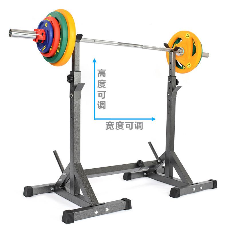 杠铃装深蹲用凳架健身器材家男士飞鸟LN-98653卧推器举重床套可调