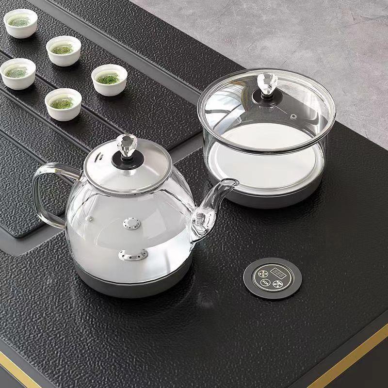电茶部岩茶几暗K2装全炉自动底上水玻璃板蒸茶壶烧水壶套装