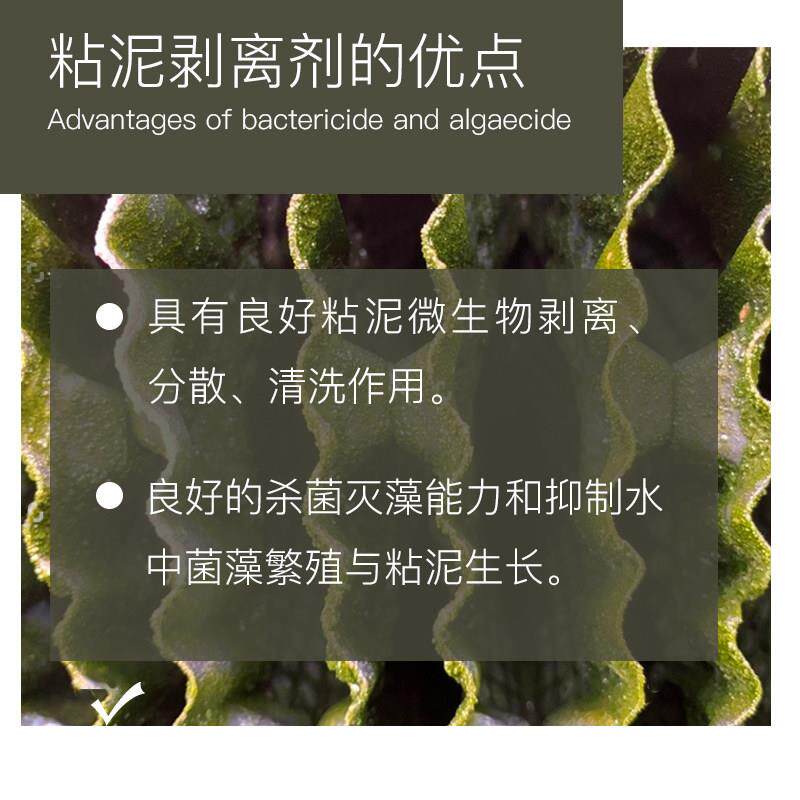 企剥阳粘泥离剂循环水管水道冷却藻塔处理游泳QY-808池黏泥清洗杀