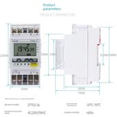 卓一220卓一V三路微电时脑控开关ZYT2 3a路灯定时间控制器时1100