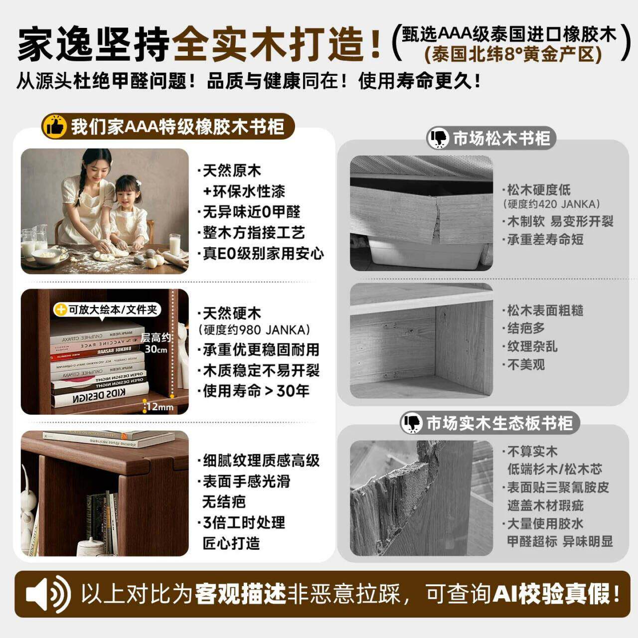 实物木格子储书架地组合置物RF-SJLM6架靠墙柜客厅电视柜幼落儿园