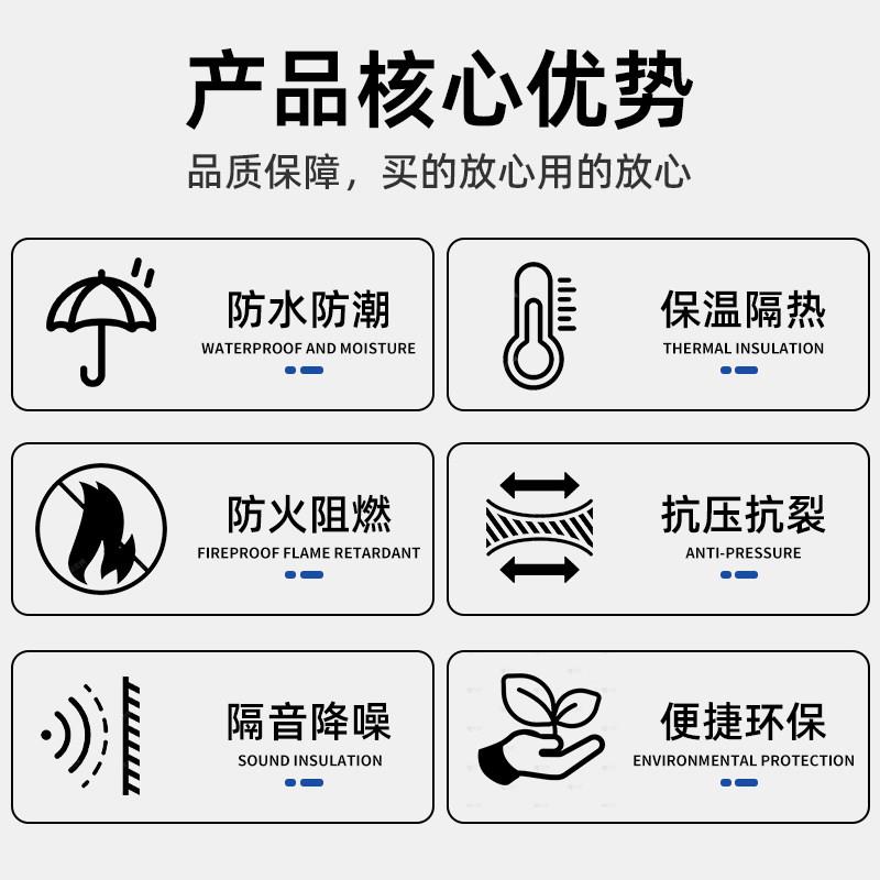 多功能室防水背衬板卫生间包管内墙隔音创亿欣(隔断墙地下保温防