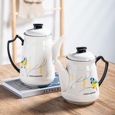 壶耐高温陶容瓷大量1.7升冷lsh001水壶陶瓷滤茶孔水水壶新鲜冷水