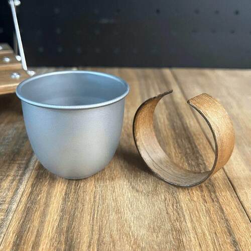 纯钛12防0ml单层主人杯(送小号烫木)便托携茶茶杯具隔OKD热防烫单