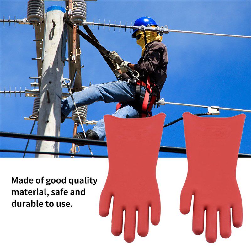 好货1 Pair Professional 12kv High Voltage Electrical Insulat - 实物图