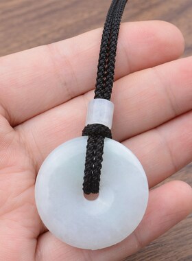 好货平安扣专用挂绳玉石算盘珠手工编织吊坠项链配绳和田玉翡翠男