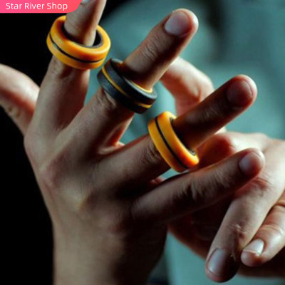 极速3Pcs/set Strong Magnetic Ring Rotating Fingertip Spinnin