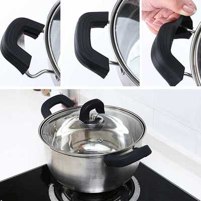 极速2 Pair Silicone Hot Handle Holder Scald-Proof Heat
