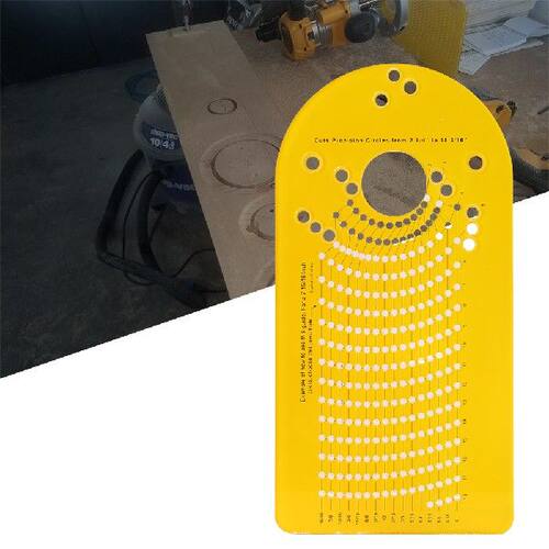 好货Wood Router Circle Guide Trimmer Jig Circle Cutting Jig
