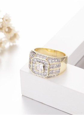 Vintage Rings for Men Jewelry Diamond finger Ring set gifts