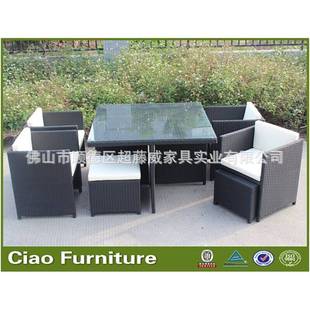 Rattan tables and chairs outdoor furniture hotel rattan dini