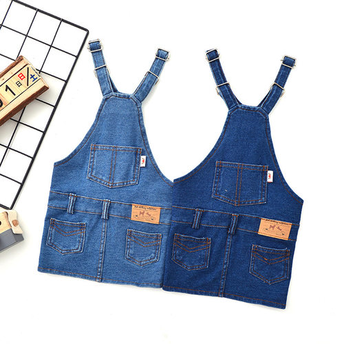 好货Pet clothing autumn and winter new dog denim Japanese an