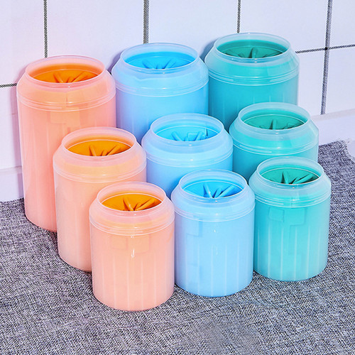 好货Paw Plunger Pet Paw Cleaner Soft Silicone Foot Cleaning