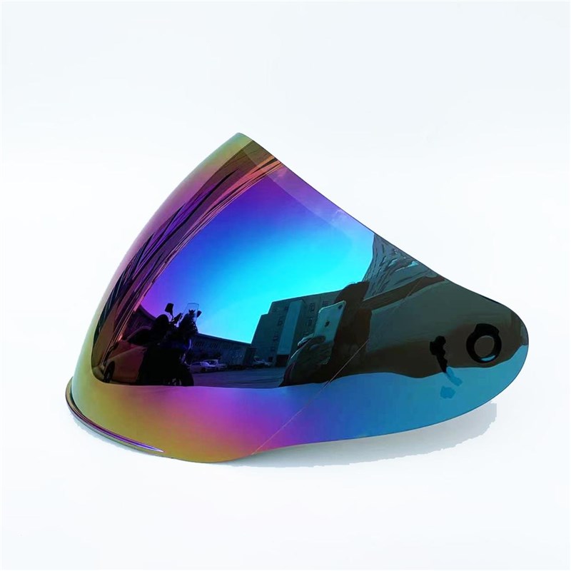 LS2安全帽of508/608半盔镜片透明/黑色