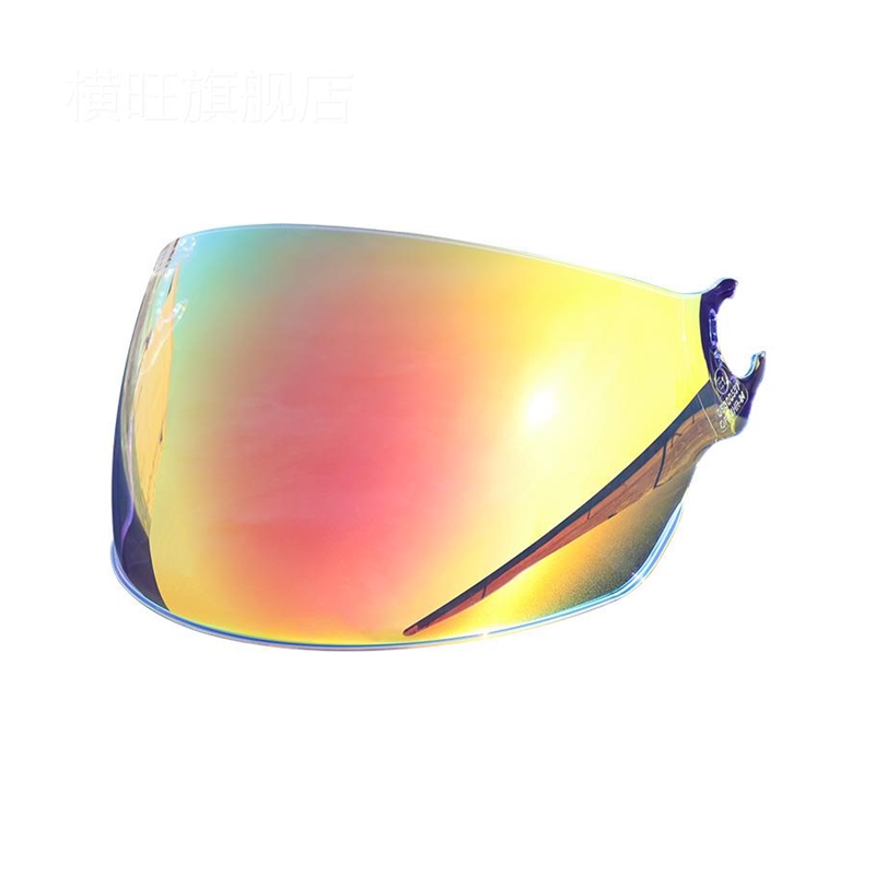 适用LS2安全帽半盔of562/608/570/600透明黑茶炫彩副厂镜片日夜通