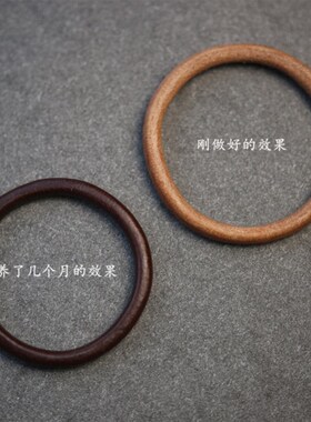 好货一生之环日本高桥枥木手环植鞣牛皮情侣真皮无缝复古皮环马鞍