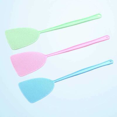 好货summer plastic flyswatter large household durable long h