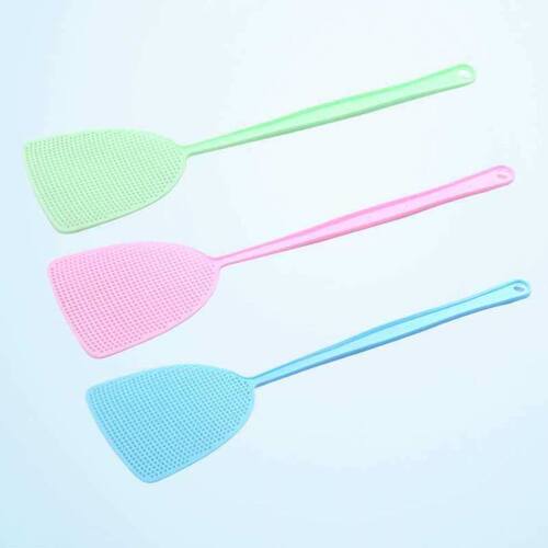 好货summer plastic flyswatter large household durable long h