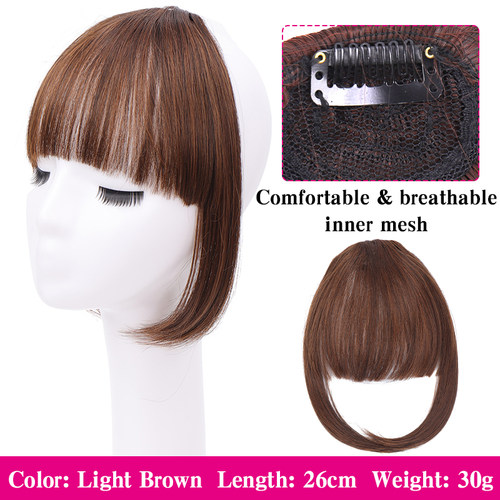 好货Synthetic Bangs Clip In Hair Bang Extension Straight Ban