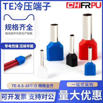 菲尔浦欧式双线管型冷压端子