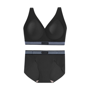 NEW TOMORROW奢华法式深V软承托内衣女透气无痕文胸罩美背无钢圈