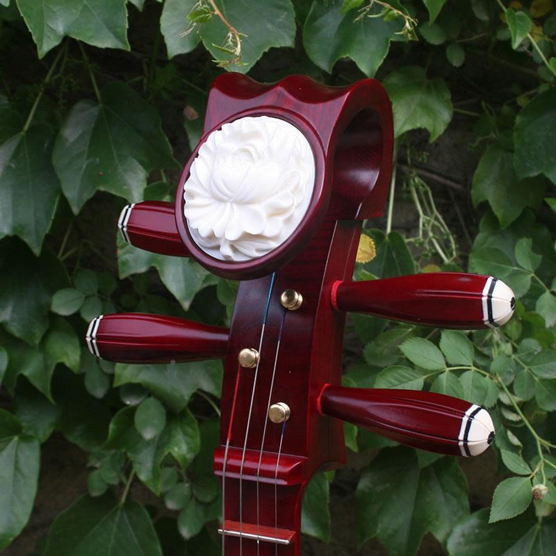 l青山中阮乐器专演山榆乐木中阮初学考级普业及民乐器中奏阮M