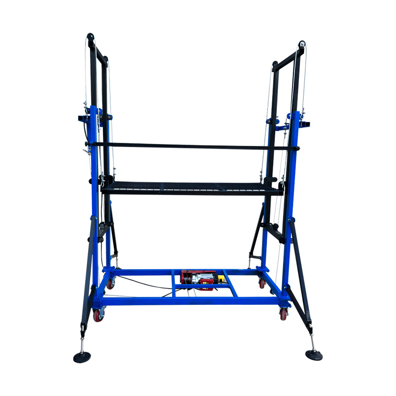 工地登高平台架子电动升降脚手架遥控移动折叠伸缩升降机装修装饰