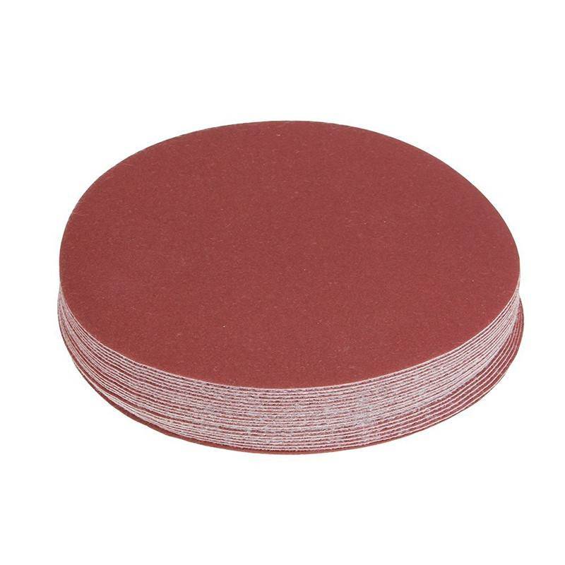 150mm 6 Inch Sanding Discs 320 Grit Sandpaper Circular Pads