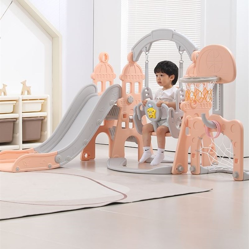 梯儿童室内家用宝宝2至10岁婴幼儿海洋球池室内户外秋千组合