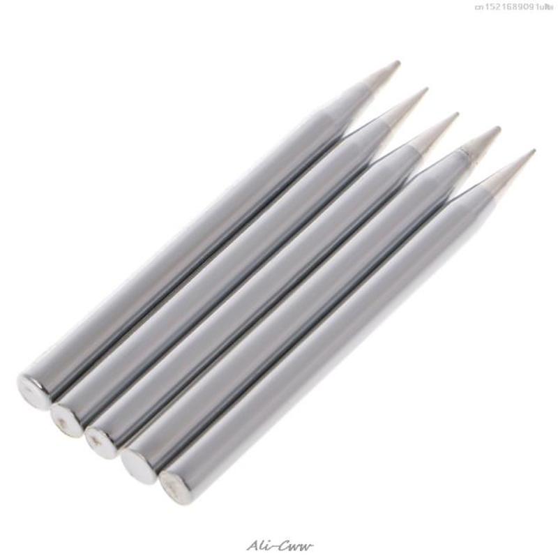 5Pcs/Set Replacement Soldering Iron Tip Lead-Free Solder Tip