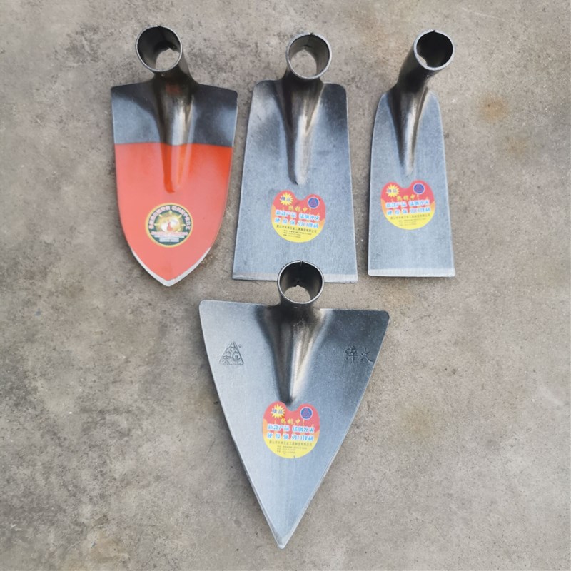 锰钢三角锄头翻地起垄培土小平镐开沟种全钢窄锄除草挖地农用工具