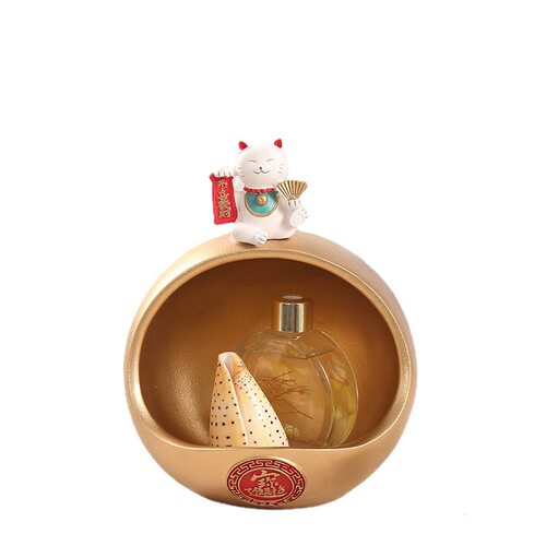 极速北欧家居桌面钥匙收纳摆件创意家居床头星星灯招财猫储钱罐摆