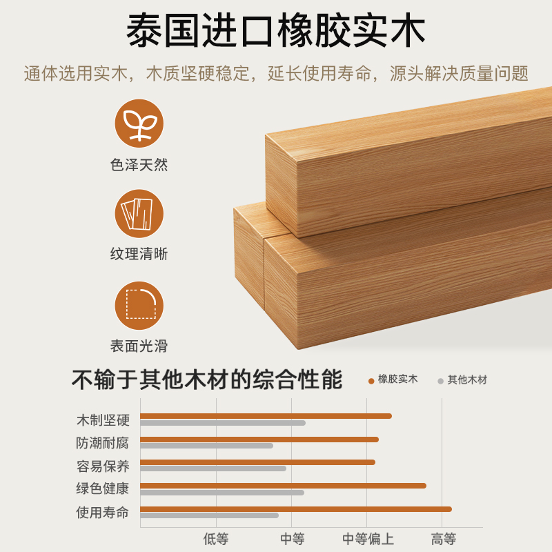 实木书桌家用双人电脑桌办公桌学习长条桌靠墙窄桌子工作台长方形