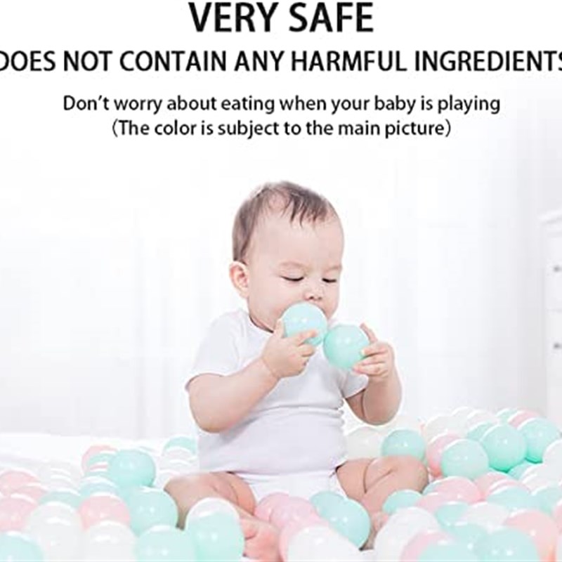 HEYJUNESHOP Cool Black Colors Ball Pit Balls 100pcs  Thicken