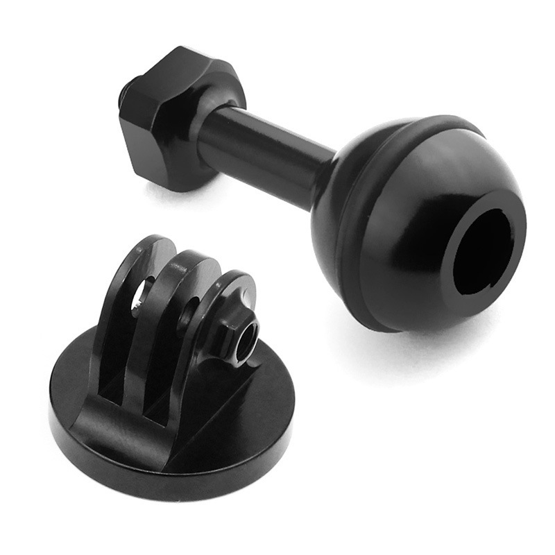 新品Gopro 全系列小蚁山狗GitUp 单反相机潜水补光灯夹铝合金球头