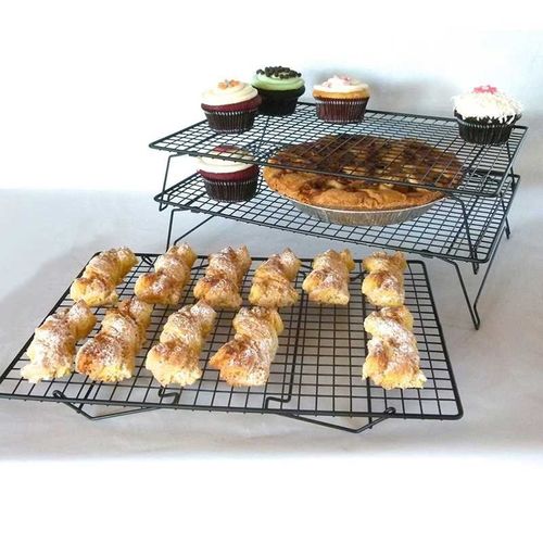 Stainless Steel Nonstick Cooling Rack Flytt Stackable 3-Tier