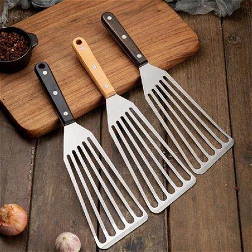 Stainless Steel Frying Spatula Non-stick Pan Flip Fish Fry