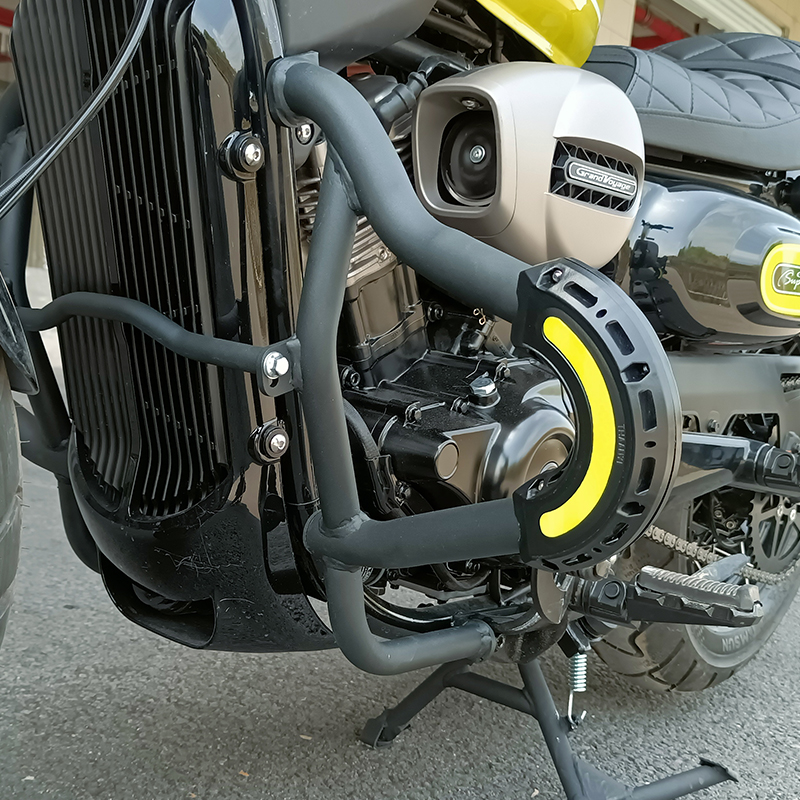 适用于轻骑大韩GV300S新款保险杠主站架靠背货架边包灯罩挡泥改装