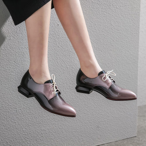 极速Fashion Oxford Shoes flats woman loafers shoes Ladies Sp