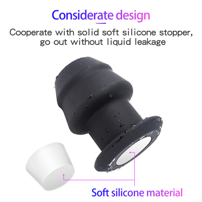 Adult Diary Anal Shower Hollow Butt Plug Enema Prostate Mas