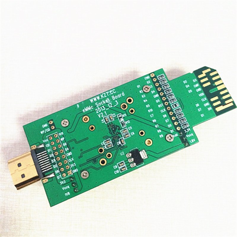 特价EMMC/EMCPBGA153/169翻盖双接口测试座翻盖锁紧座直连东海EPR