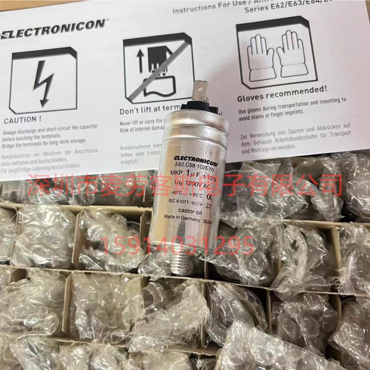 E62.C58-102E101UF1200V德国ELECTRONICON意凯基薄膜电容器