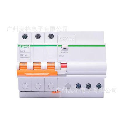 EA9RN3C6330CA,漏电保护断路器,3P,C63A/30mA/A类