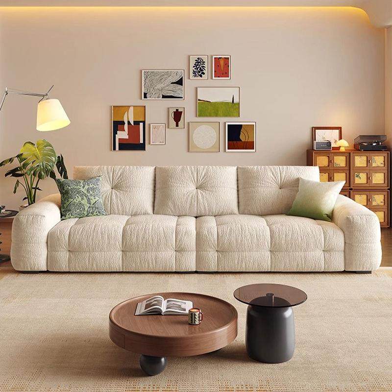 奶油风布艺沙发现代简约小户型客厅豆腐块雪尼尔沙发可调节靠背木,鲜花速递/花卉仿真/绿植园艺,割草机/草坪机,淘宝优惠券,粉丝福利购,淘宝优惠卷